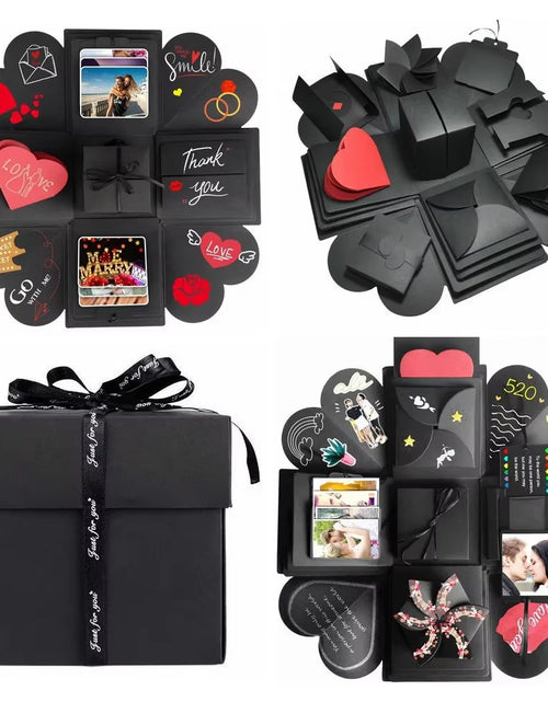 Load image into Gallery viewer, DIY Explosion Photo Album Gift Box Storage Box Valentine'S Day Surprise Gift Box Romantic Couple Creative Gift
