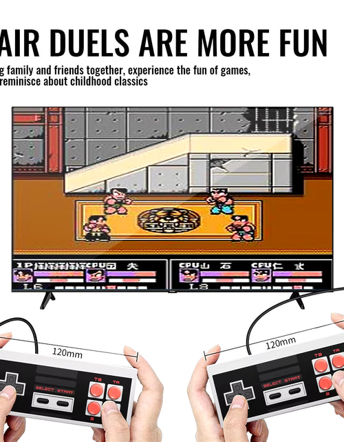 Load image into Gallery viewer, Retro Family HD Video Classic Game Console Built-In 621 Games HD Output with Two Wired Controller TF Card Loading Games
