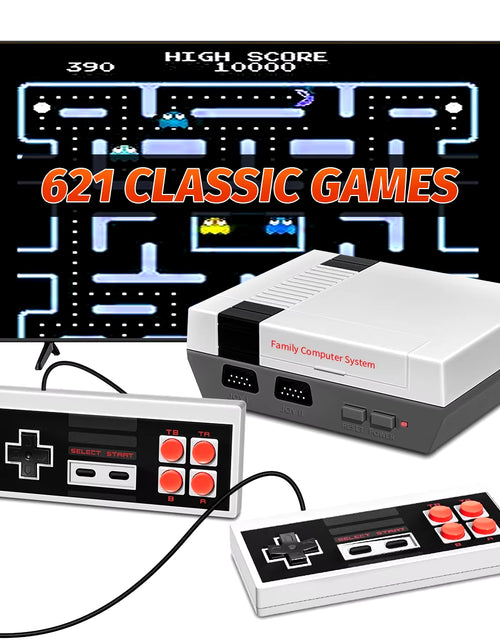 Load image into Gallery viewer, Retro Family HD Video Classic Game Console Built-In 621 Games HD Output with Two Wired Controller TF Card Loading Games

