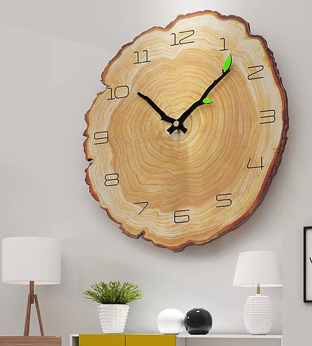 Vintage Wooden Wall Clock Modern Design Vintage Rustic Retro Clock Home Office Cafe Decoration Art Large Wall Watch