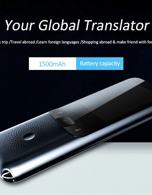 Load image into Gallery viewer, T11 Portable Audio Translator 138 Language Smart Translator Offline in Real Time Smart Voice AI Voice Photo Translator

