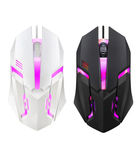 E-Sports USB Wired Mouse Colorful LED Gaming Mouse 5000 DPI Wired Mice Optical Wired Gamer Mouse for Desktop Laptop PC Computer